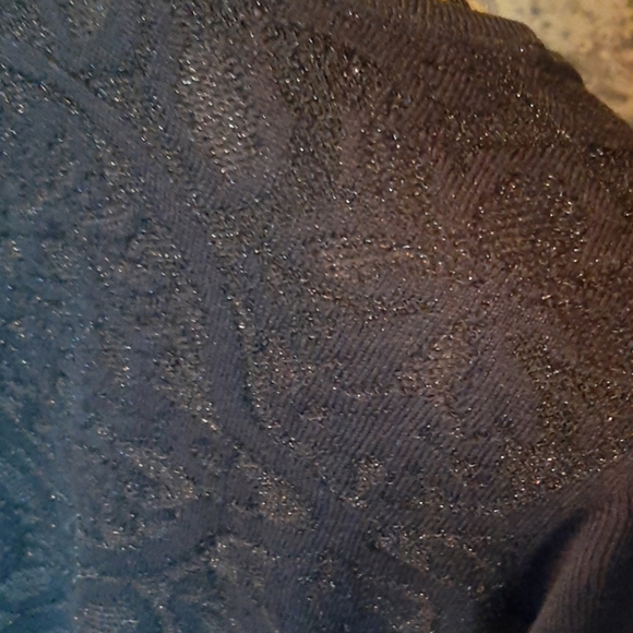 Simply Vera Wang NEW sparkle pattern sweater L - Picture 5 of 8